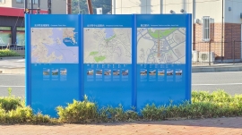 総合案内板(3連)