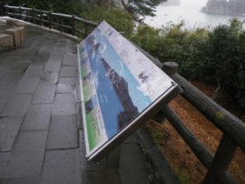 展開写真案内板